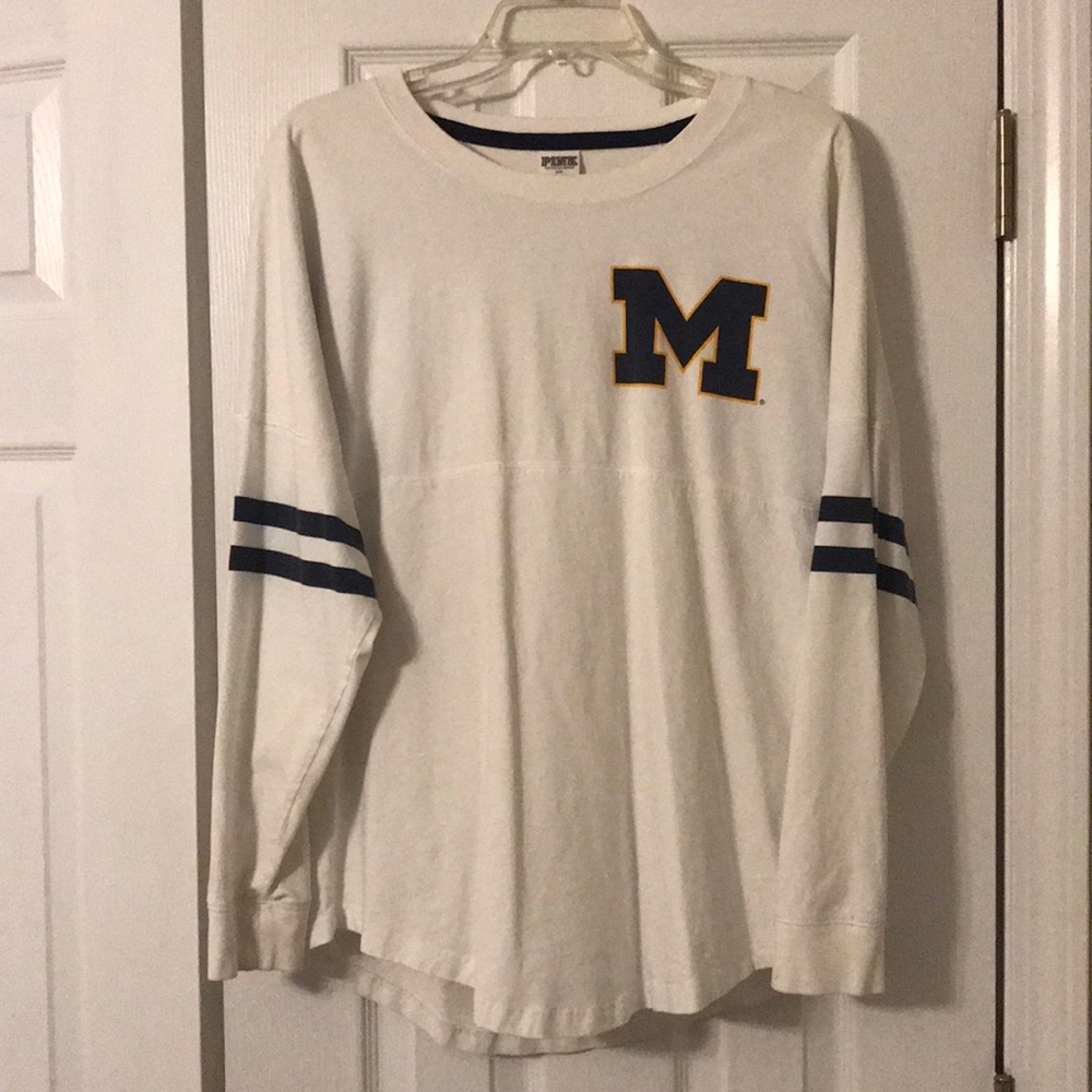 PINK collegiate long sleeve